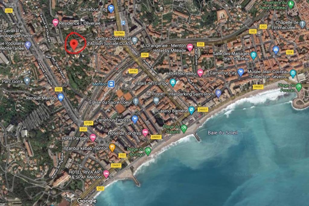 Le Montfleuri- Centre-Ville - Parking Prive - Vue Mer Menton Exterior photo
